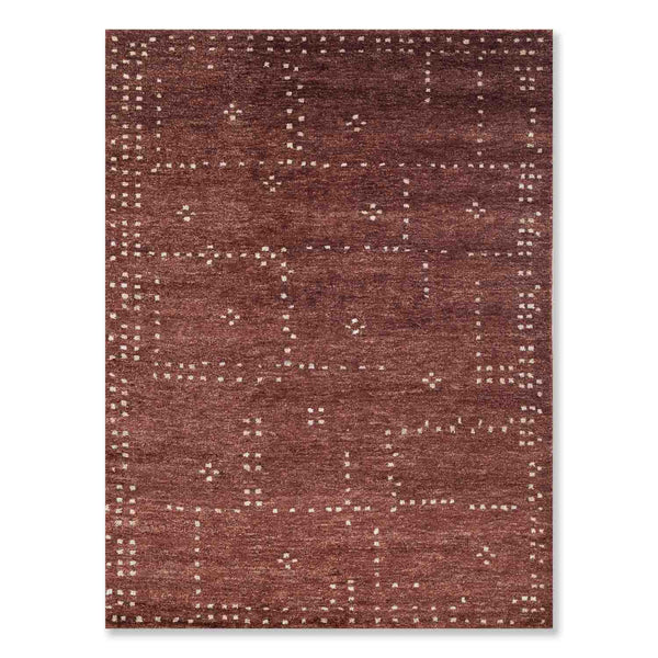 Mazar Hand Knotted Jute and Cotton Rug