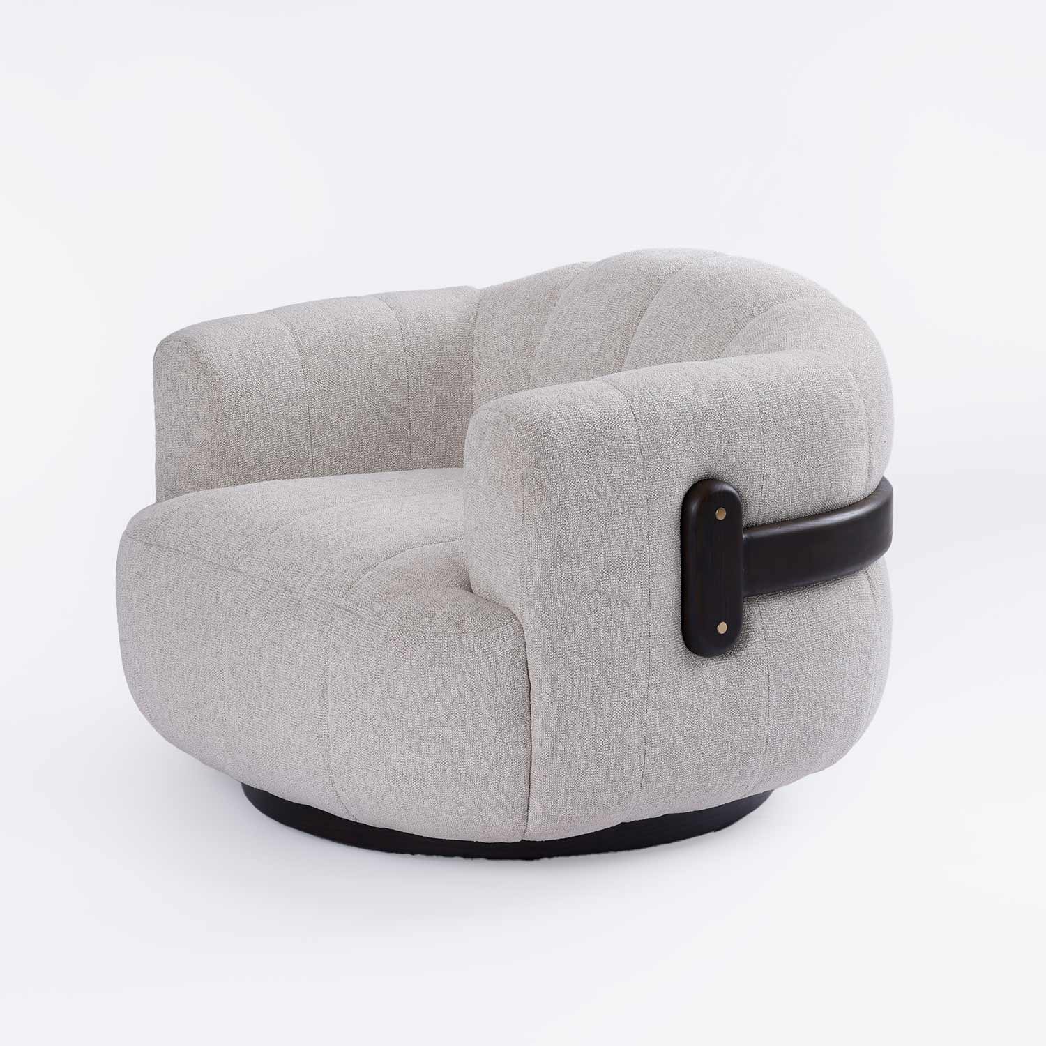 Maro Swivel Armchair- Sand