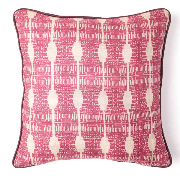 Varusta Tassar Silk Digital Printed Cushion Cover By Mariella Ienna