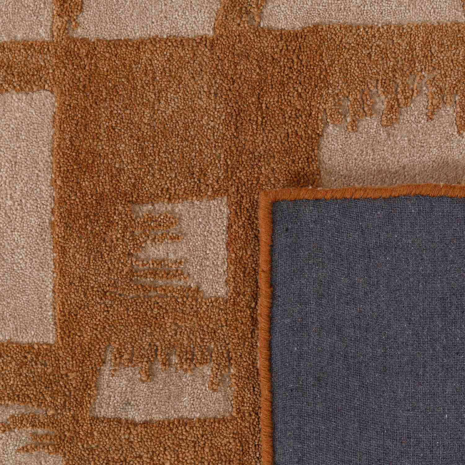 Brickhaven Hand Tufted Woollen And Viscose Rug