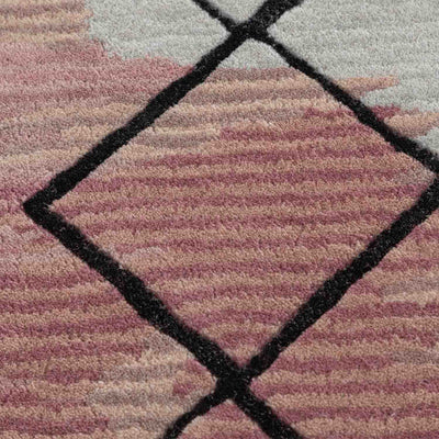 Twin Peaks Hand Tufted Woollen And Viscose Rug By Shripal Munshi