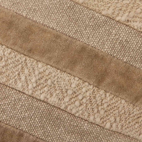 Kavira Cotton Textured Lumbar Cushion Cover