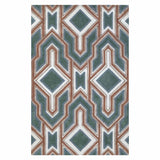 Zahur Hand Tufted Woollen And Viscose Rug