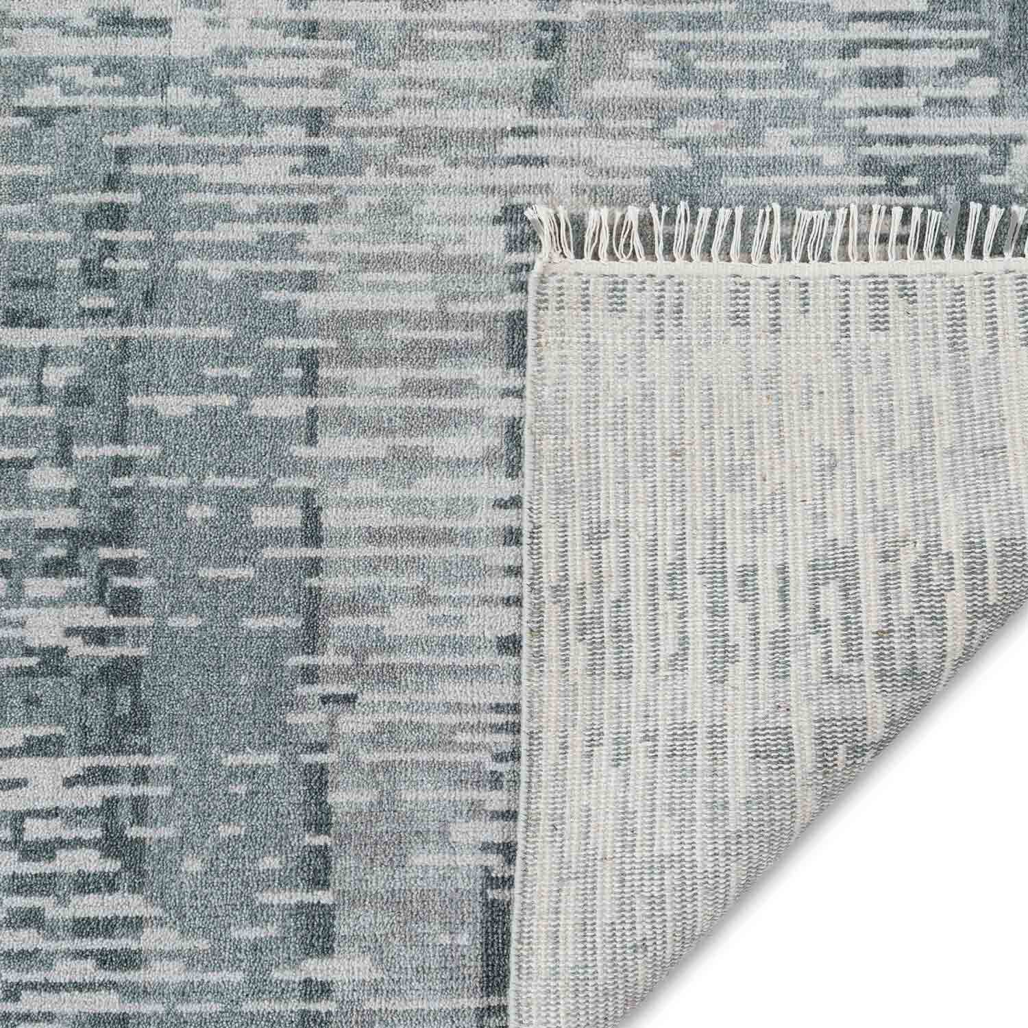 Glitch Vertical Hand Knotted Woollen Rug
