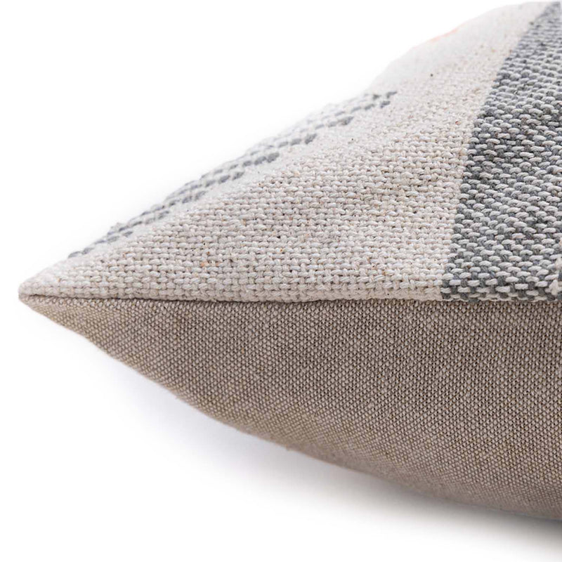 Nomadica Woven Stripes Cotton Chambray Cushion Cover