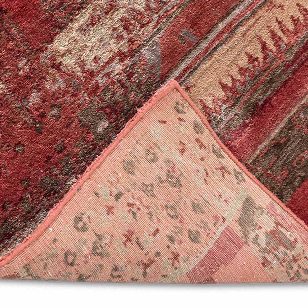 Kanchipuram Hand Knotted Silk Rug By Abraham & Thakore