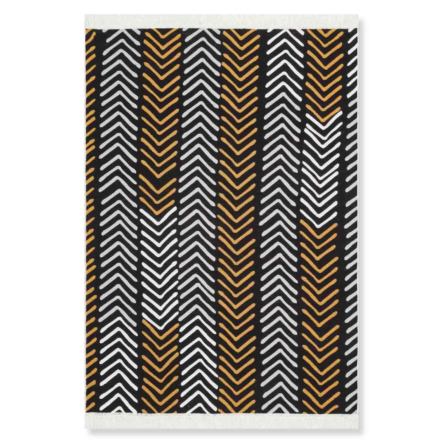 Arrow Recycled Cotton Reversible Kilim