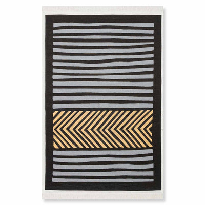 Metric Recycled Cotton Reversible Kilim