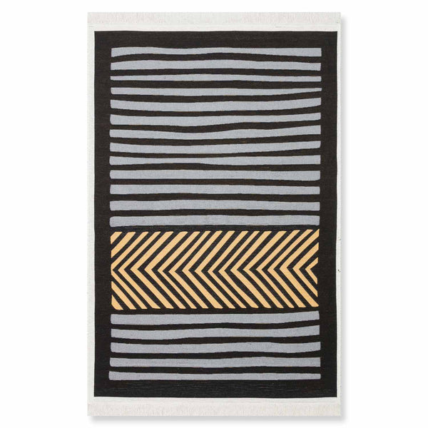 Metric Recycled Cotton Reversible Kilim