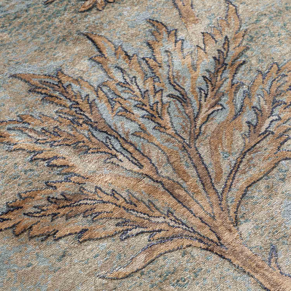 Vann-V Hand Knotted Silk Rug By Anju Modi