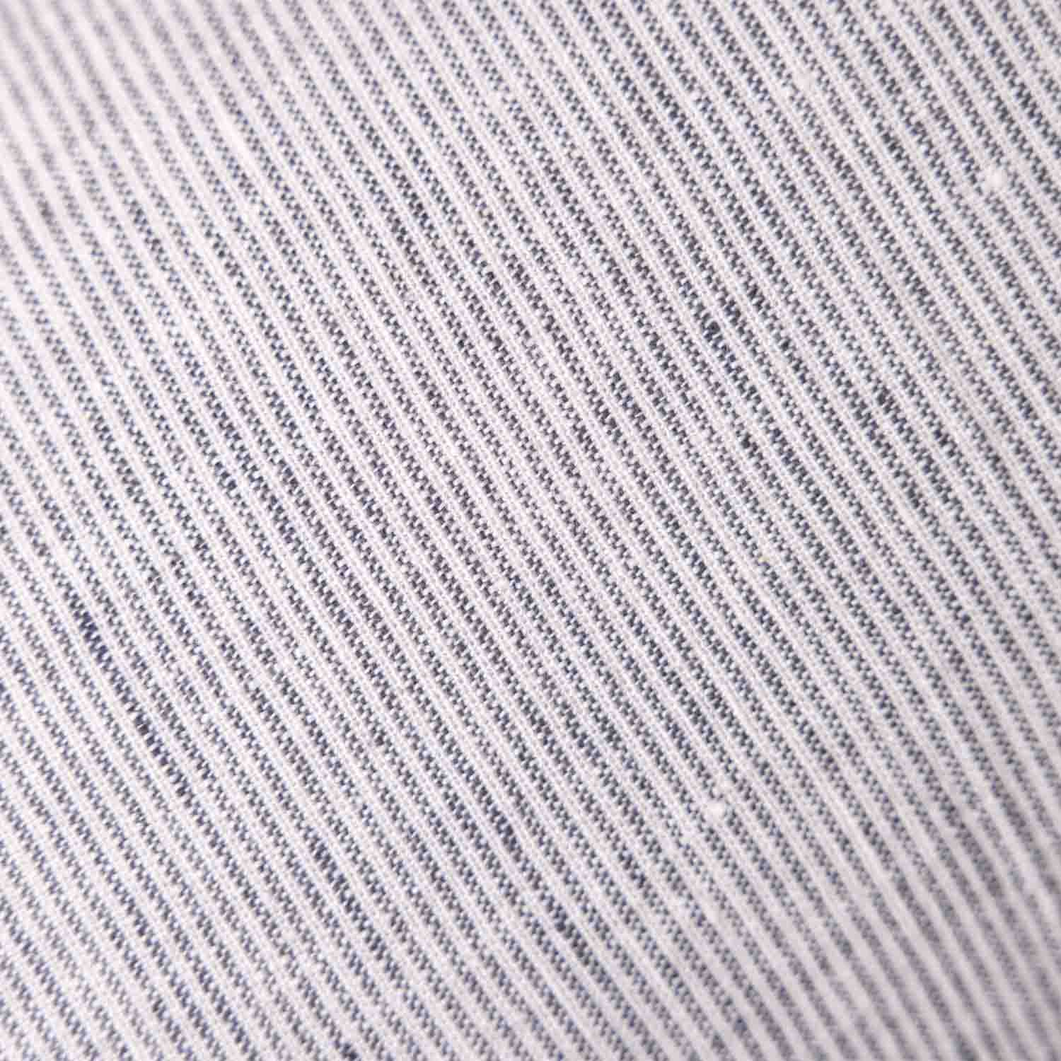 Ash Linen Chambray Lumbar Cushion Cover