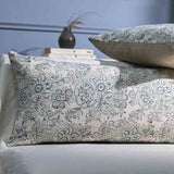 Reese Digital Printed Cotton Chambray Lumbar Cushion Cover