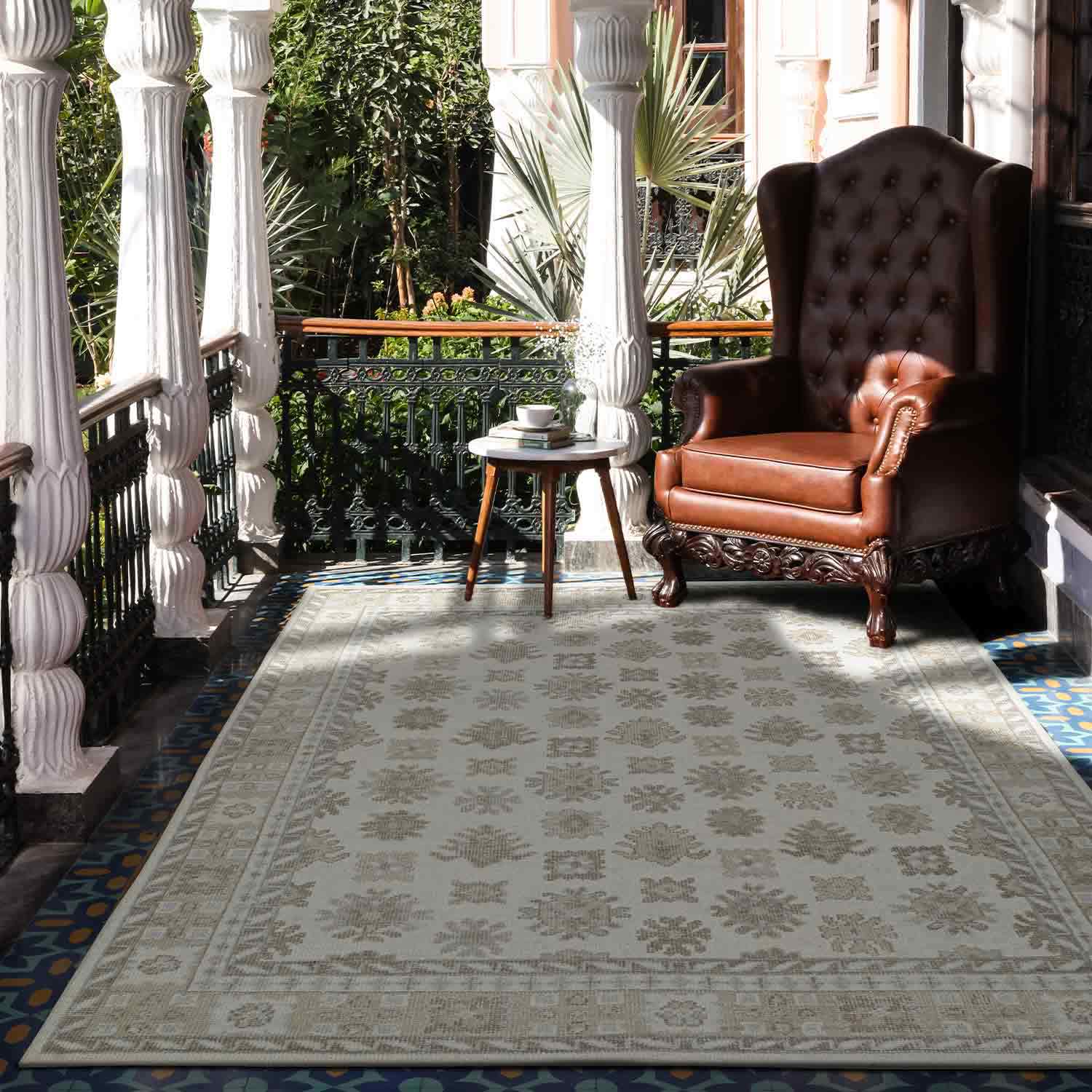 Qashahi Hand Knotted Woollen Rug