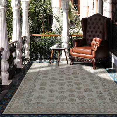 Qashahi Hand Knotted Woollen Rug