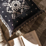 Rasya Embroidered Chambray Cotton Cushion Cover