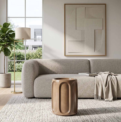 Tona End Table - Cinnamon
