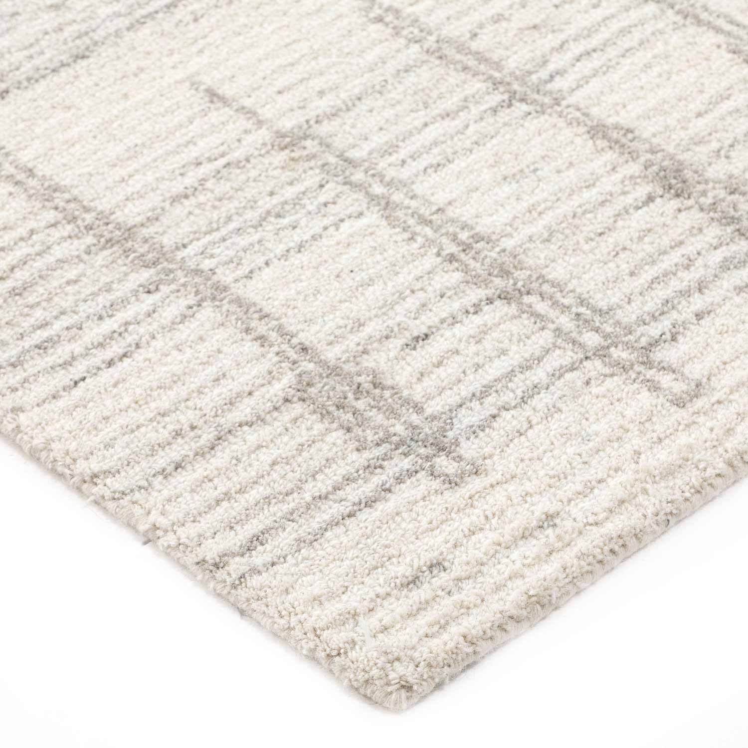 Tik-Tak-Toe Hand Tufted Woollen Rug
