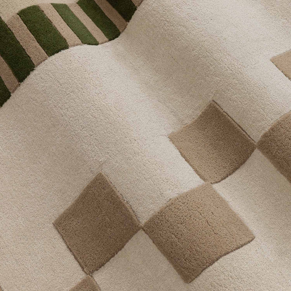Parak Hand Tufted Woollen And Viscose Rug