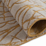 Papari Double Back Handloom Woollen And Viscose Rug By Mariella Ienna