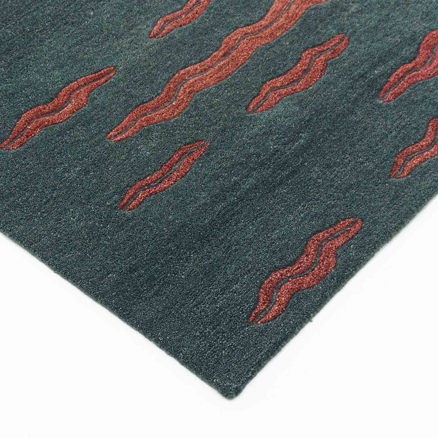 Wave length Hand Tufted Woolen Rug By Eeshan Kashyap