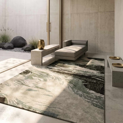 Meadough Hand Knotted Woollen And Viscose Rug