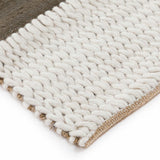 Fusion Flat Weave Wool And Jute Dhurrie