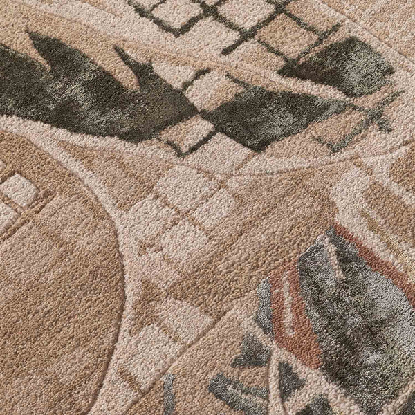 Petalé Hand Tufted Woollen And Viscose Runner