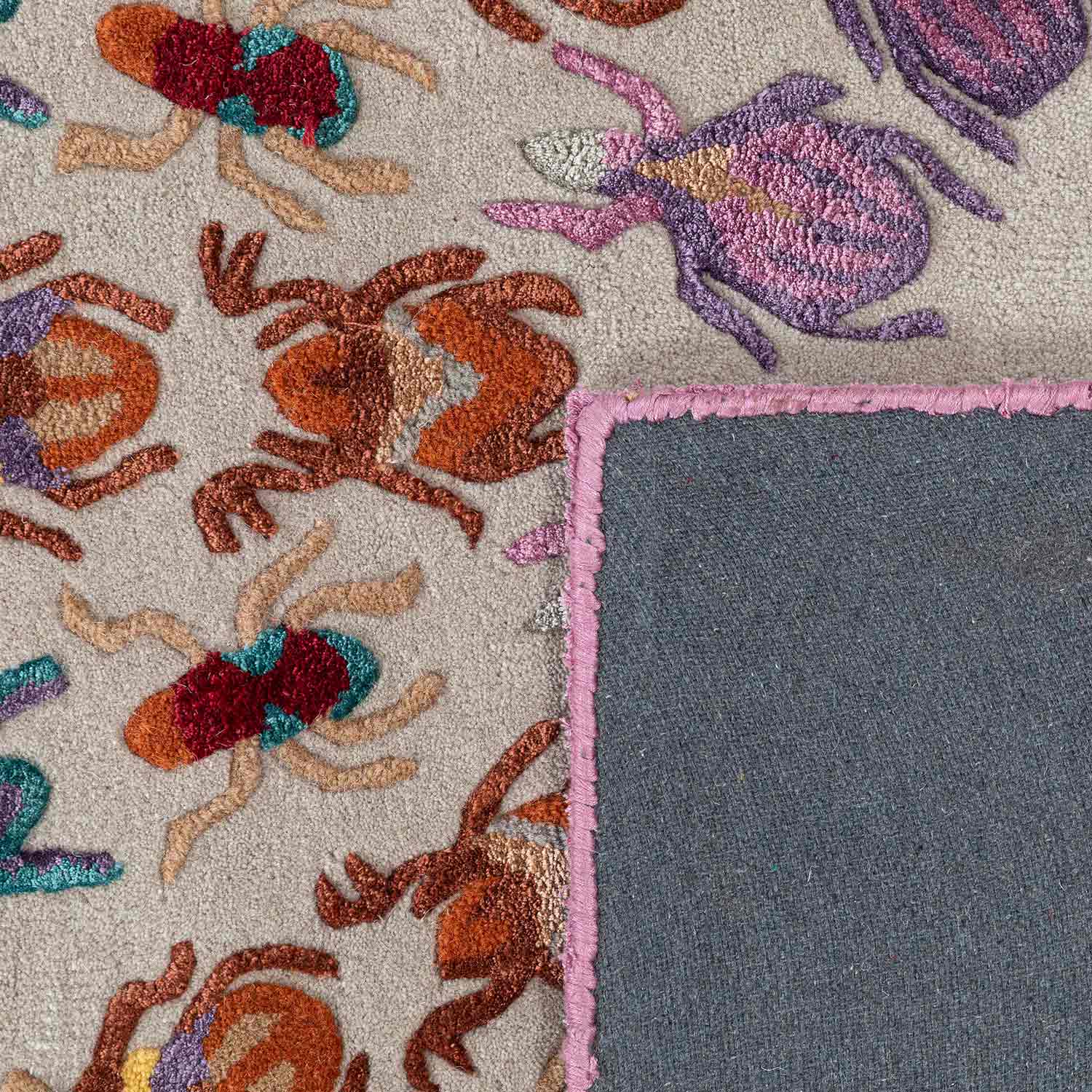 Dance Concentric Hand Tufted Woollen And Viscose Rug By Varun Rana