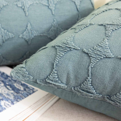 Star-Light Cotton Embroidered Cushion Cover
