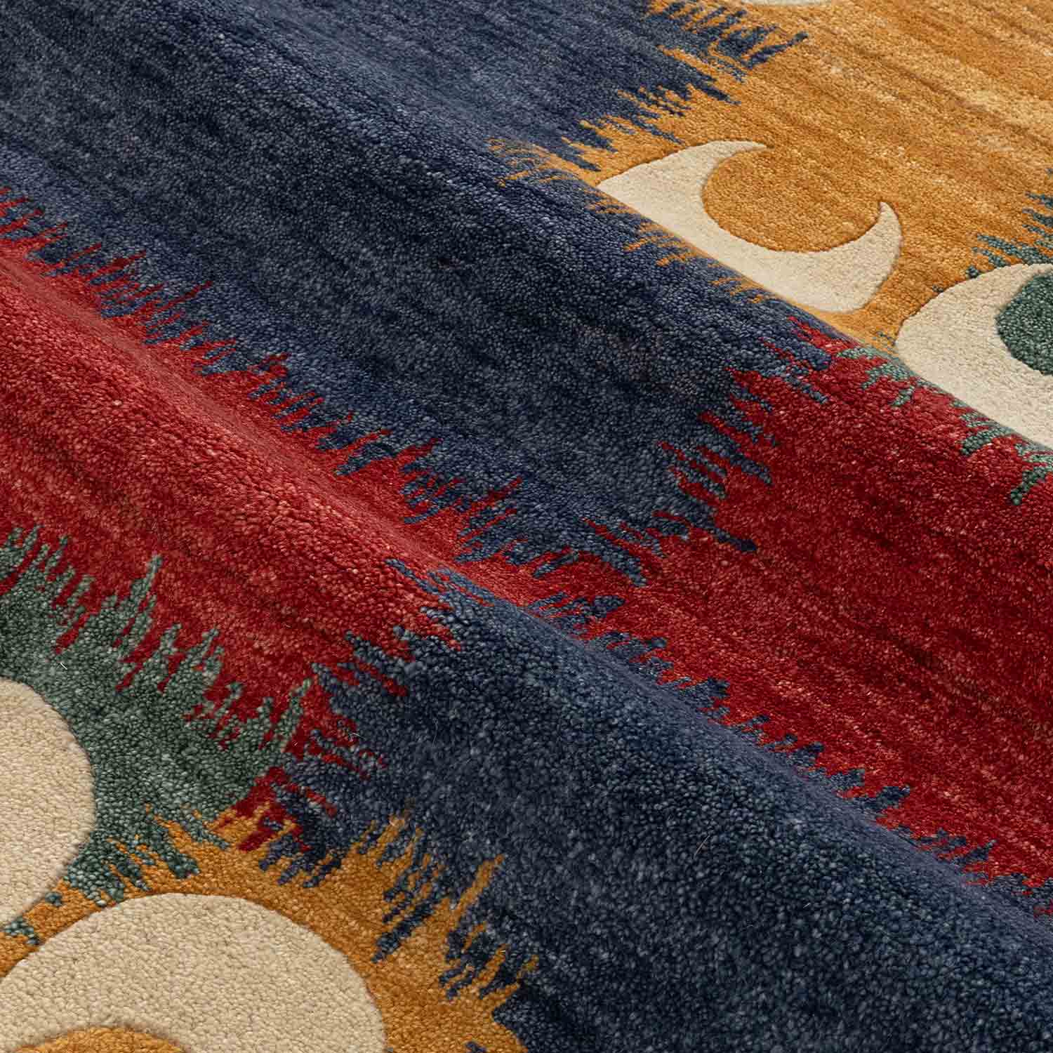 Chandrakala Hand Knotted Woollen Rug