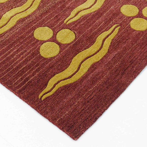 Chintamani  Hand Tufted Woolen Rug By Eeshaan Kashyap