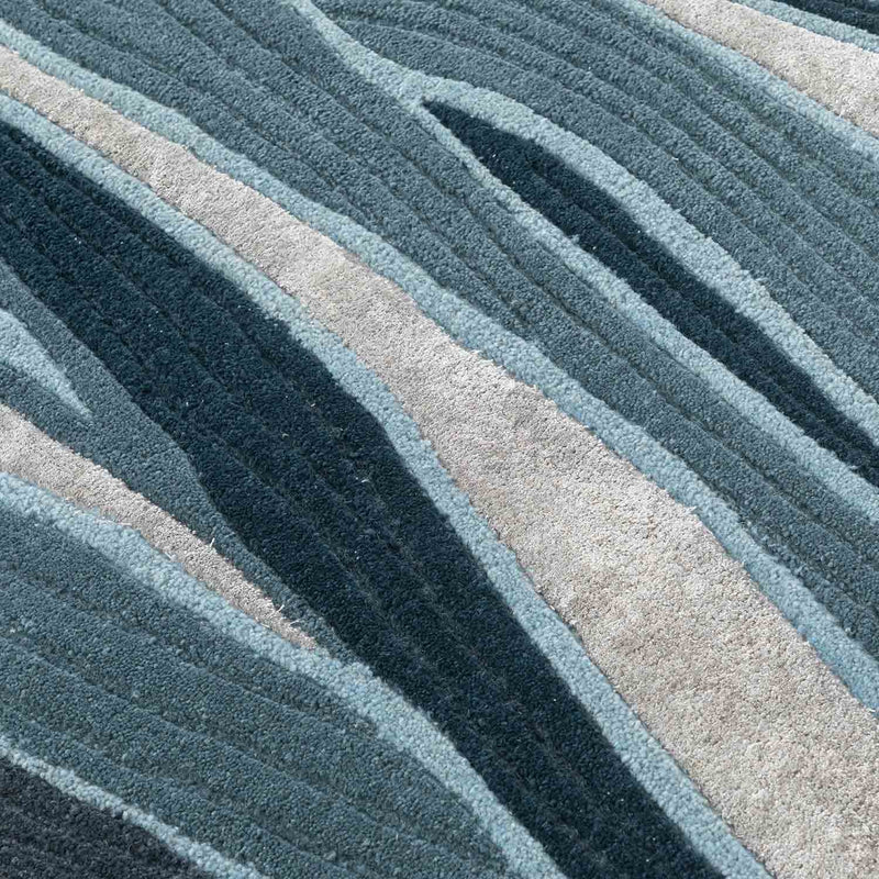 Obliq Hand Tufted Woollen And Viscose Rug