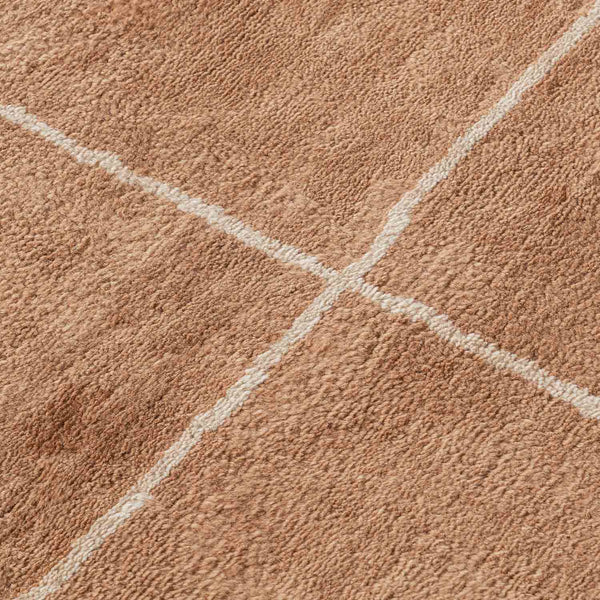 Dewan Hand Tufted Woollen And Viscose Rug