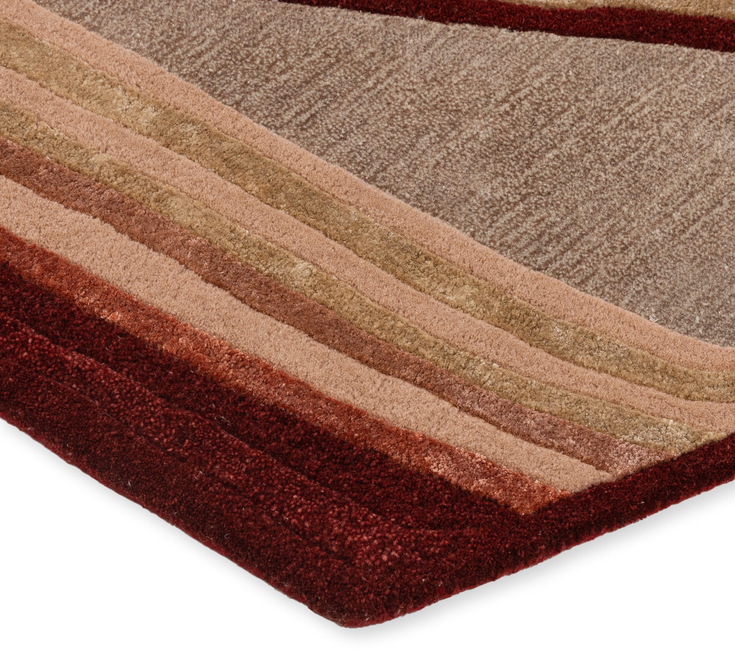 Kulhad Hand Tufted Woollen And Viscose Rug