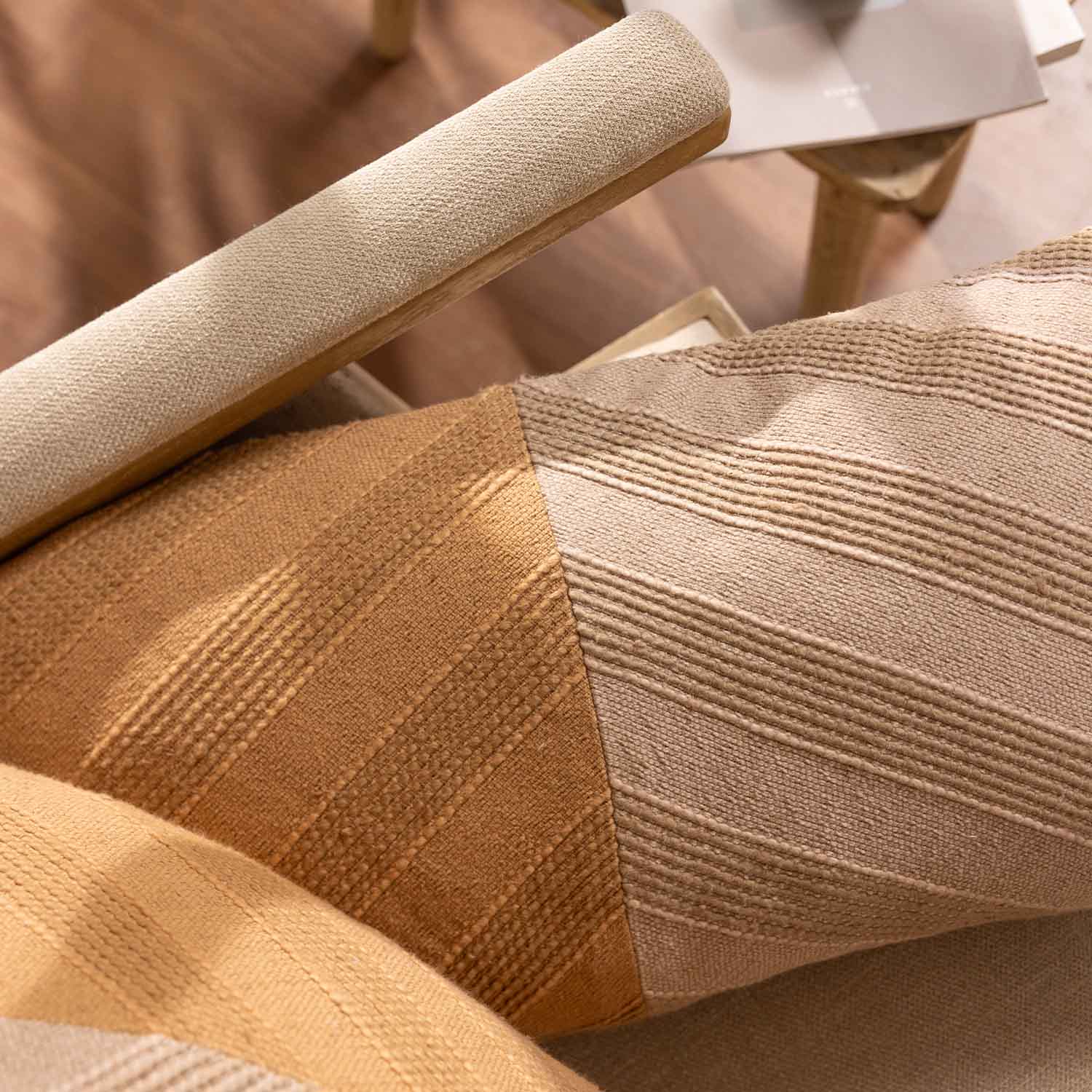 Cotton handloom Arrowhead Lumbar Cushion Cover