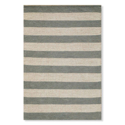 Striped Jute Flat Weave Dhurrie