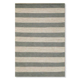 Striped Jute Flat Weave Dhurrie