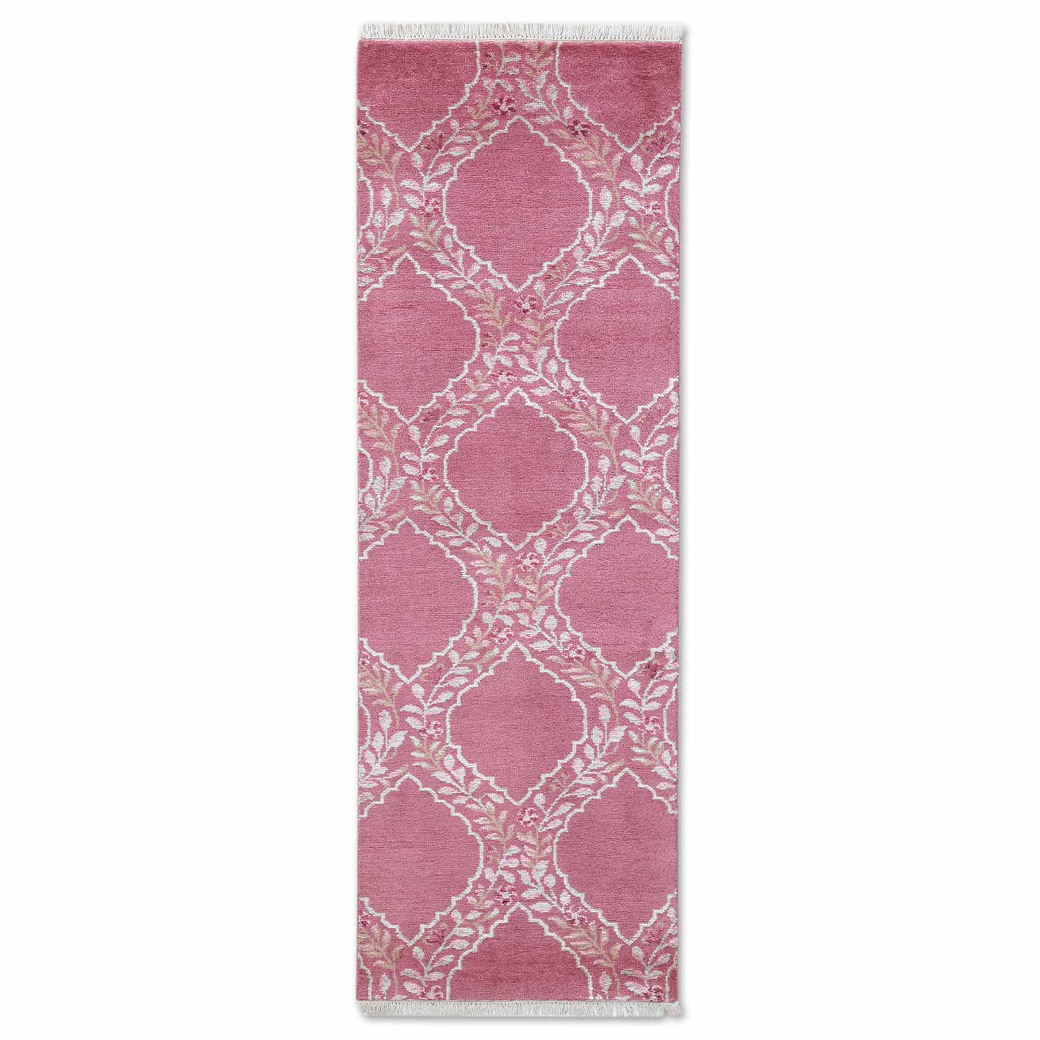 Gulabi Hand Knotted Woollen  Runner