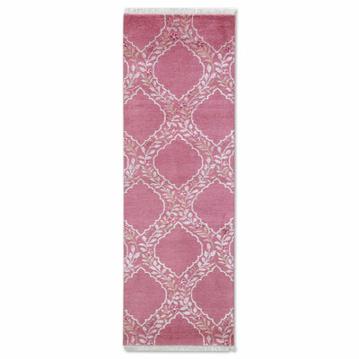 Gulabi Hand Knotted Woollen  Runner