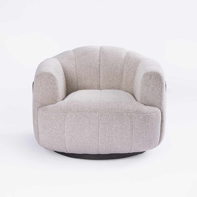 Maro Swivel Armchair - Sand