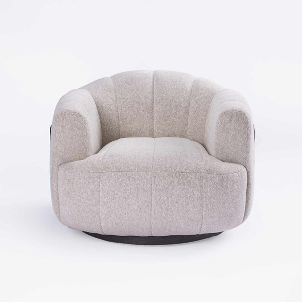 Maro Swivel Armchair - Sand
