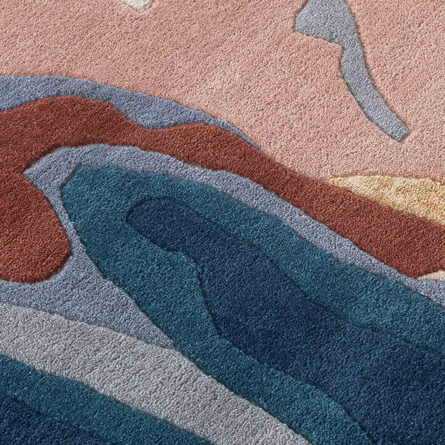 Fluxo Hand Tufted Woollen And Viscose Rug