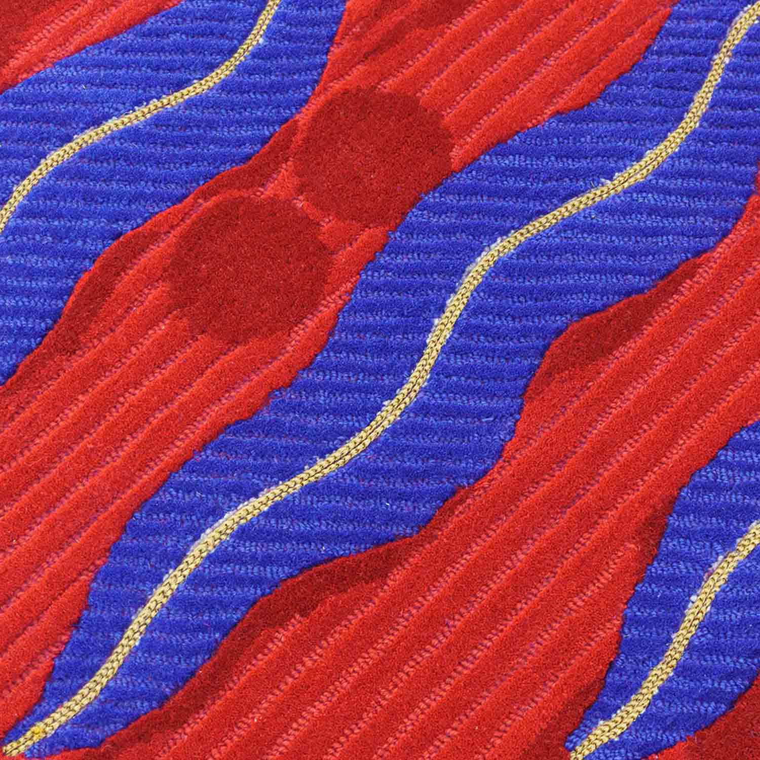 Stair-wave Hand Tufted Woolen Rug