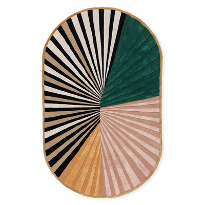 Chakli Hand Tufted Woollen And Viscose Rug