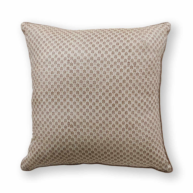 Ajrakh Silk block printed Cushion Cover
