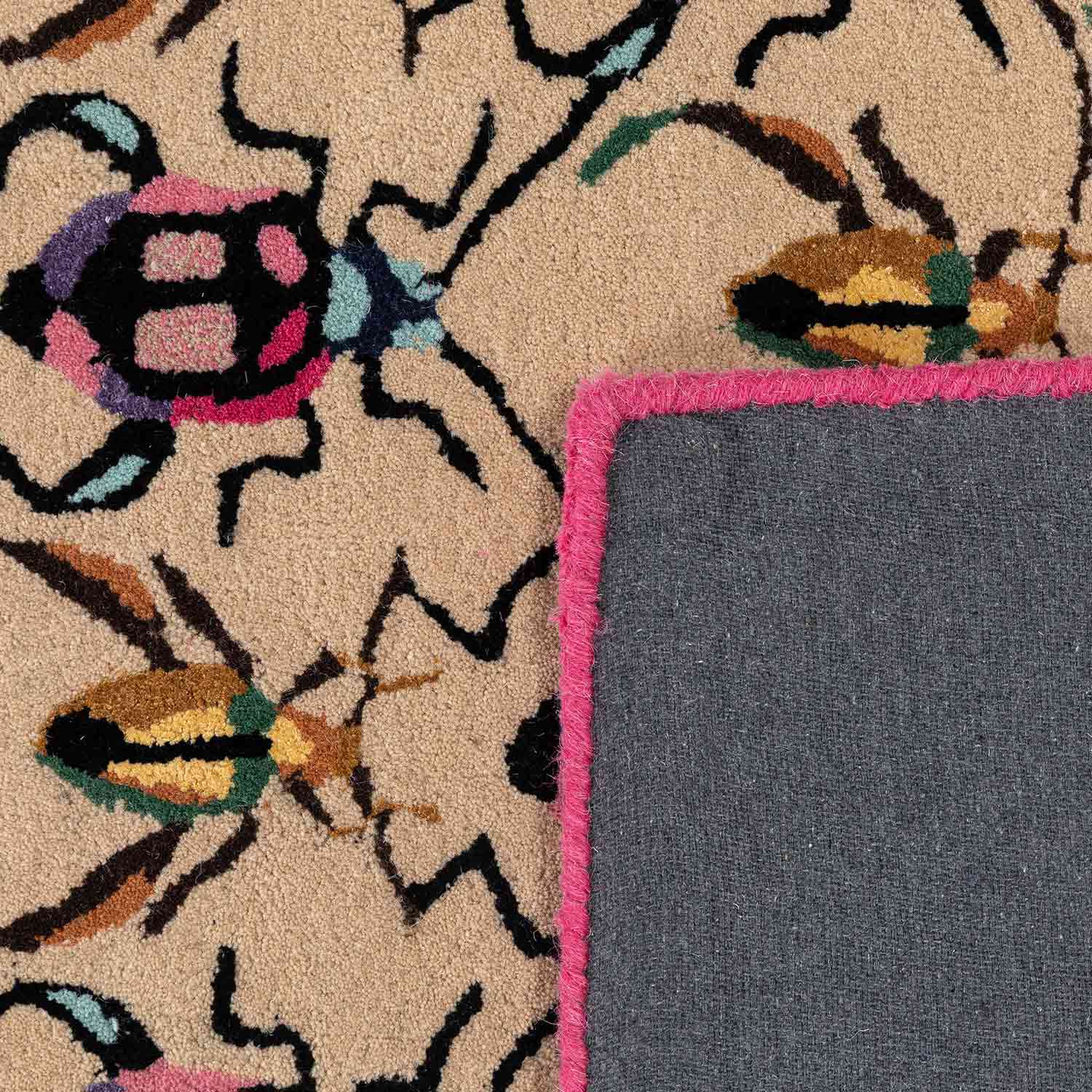 Mughal Jaal Hand Tufted Woollen And Viscose Rug By Varun Rana