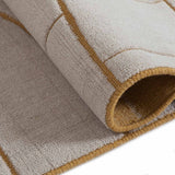 Cretto Double Back Handloom Woollen And Viscose  Rug By Mariella Ienna