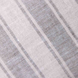 Groove Handloom Chambray Stripe Lumbar Cushion Cover