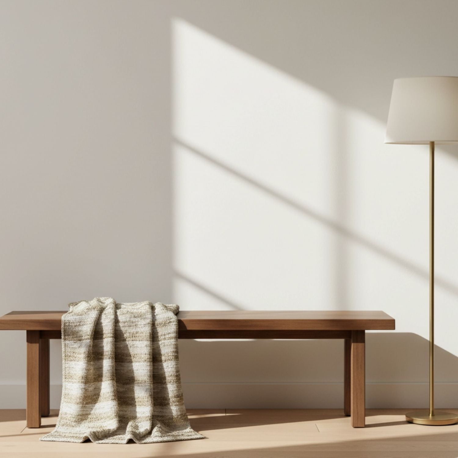 Cotton Jacquard Tawn Throw