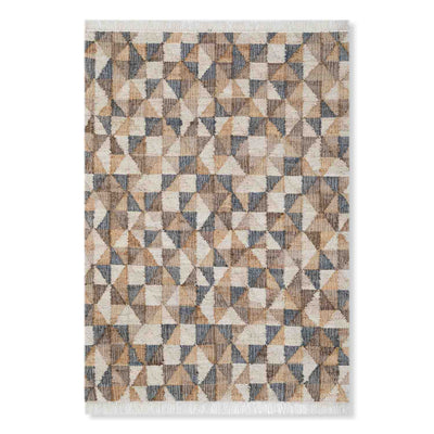 Triangular Jute Flat Weave Dhurrie